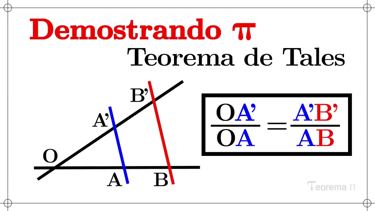 Teorema de Tales | Demostrando Pi