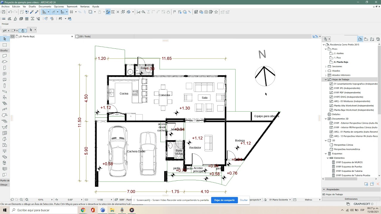 ArchiCAD 22-24 Hojas de Trabajo