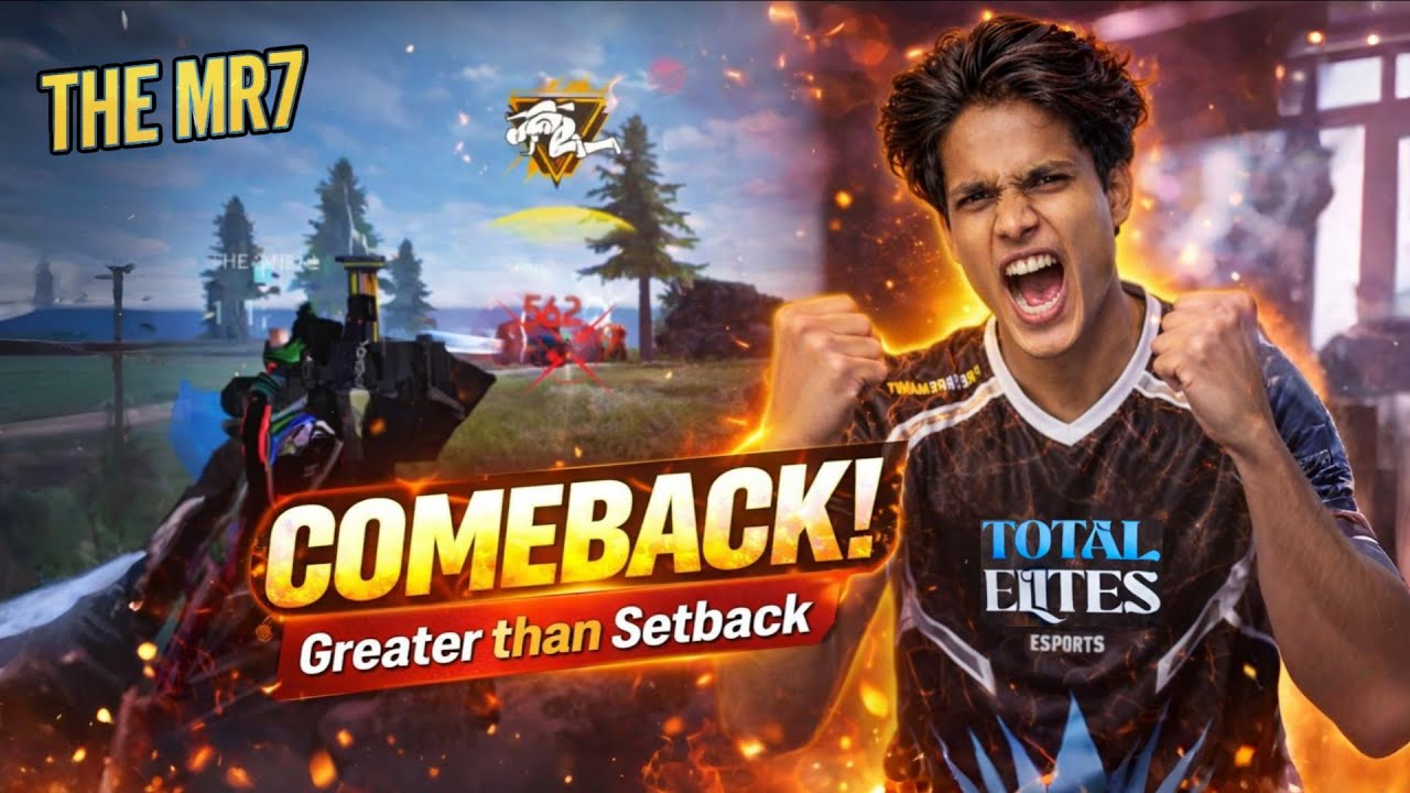 COME BACK IS GREATER THAN SETBACK | ESPORTS PLAYER PLAY BR RANK | FT. @THExMR7 