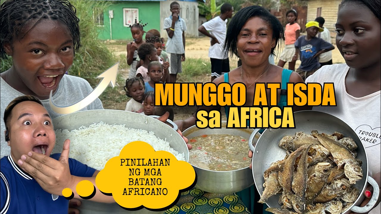 GINISANG MUNGGO AT ISDA…PINILAHAN NG MGA BATANG AFRICANO