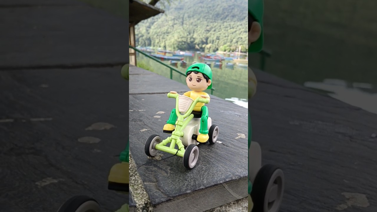 Ashna Toys Show in Nepal Lakeside 😰🚴&zwj;♀️ #trending #viral #youtubeshorts #viralvideo #cute