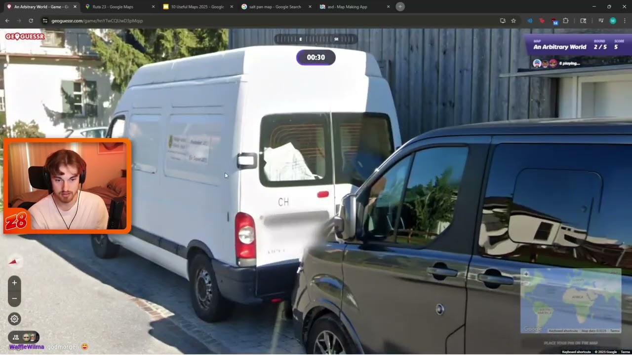 Coaching Feinberg on Geoguessr Day 2