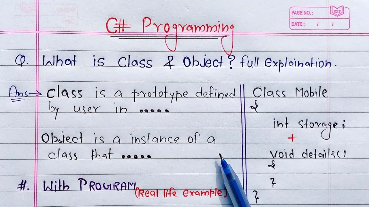 C# - Class and Object | Learn Coding