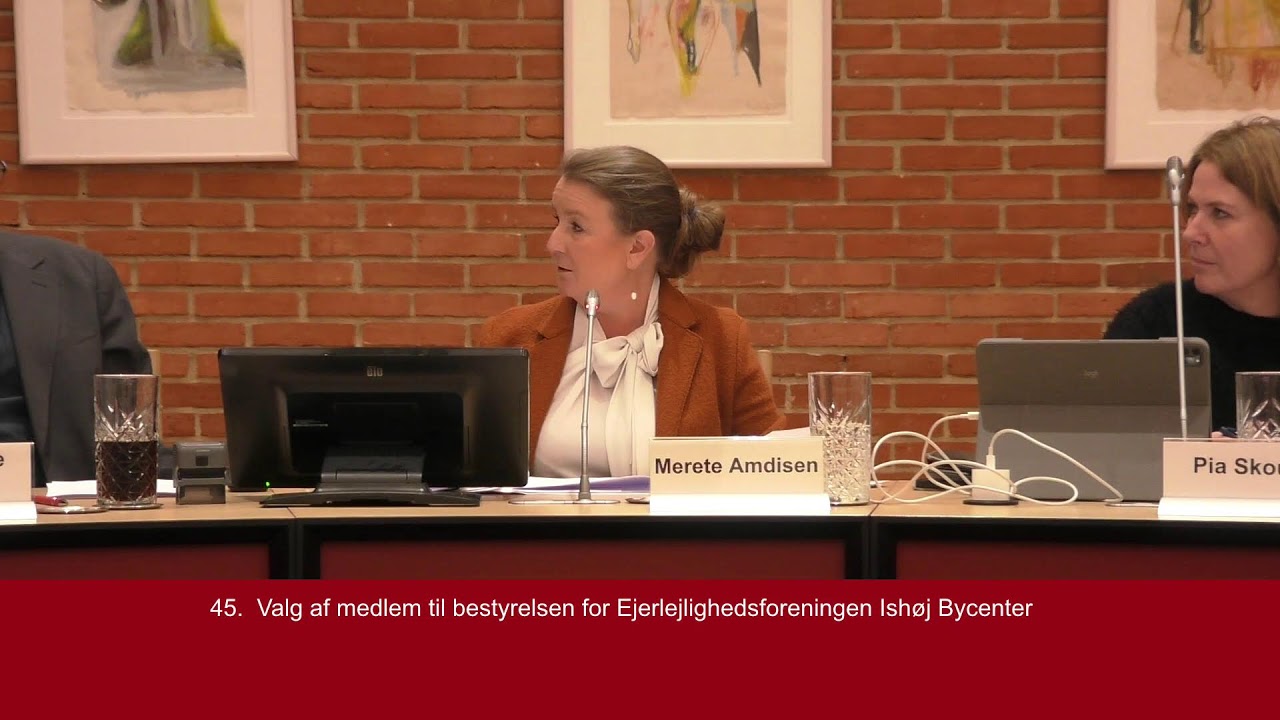 Byrådsmøde fra Ishøj Kommune