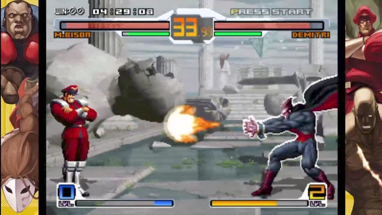 SNK vs Capcom SVC Chaos ps4 live lets play with the Shadaloo kings! (Vega, Sagat, Balrog, Bison)