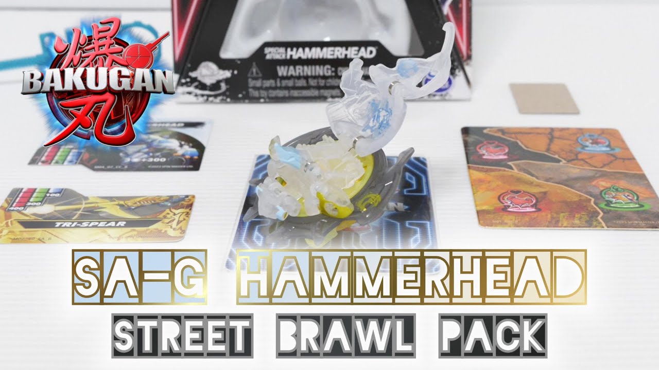 SPECIAL ATTACK HAMMERHEAD STREET BRAWL SINGLE PACK | Bakugan G3 | BAKUGAN UNBOX