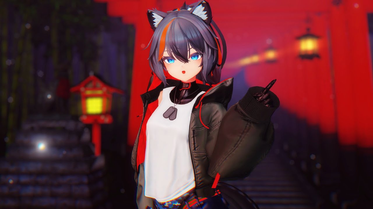 ウォルフラムちゃんでMagnetic〔VRC - MMD〕