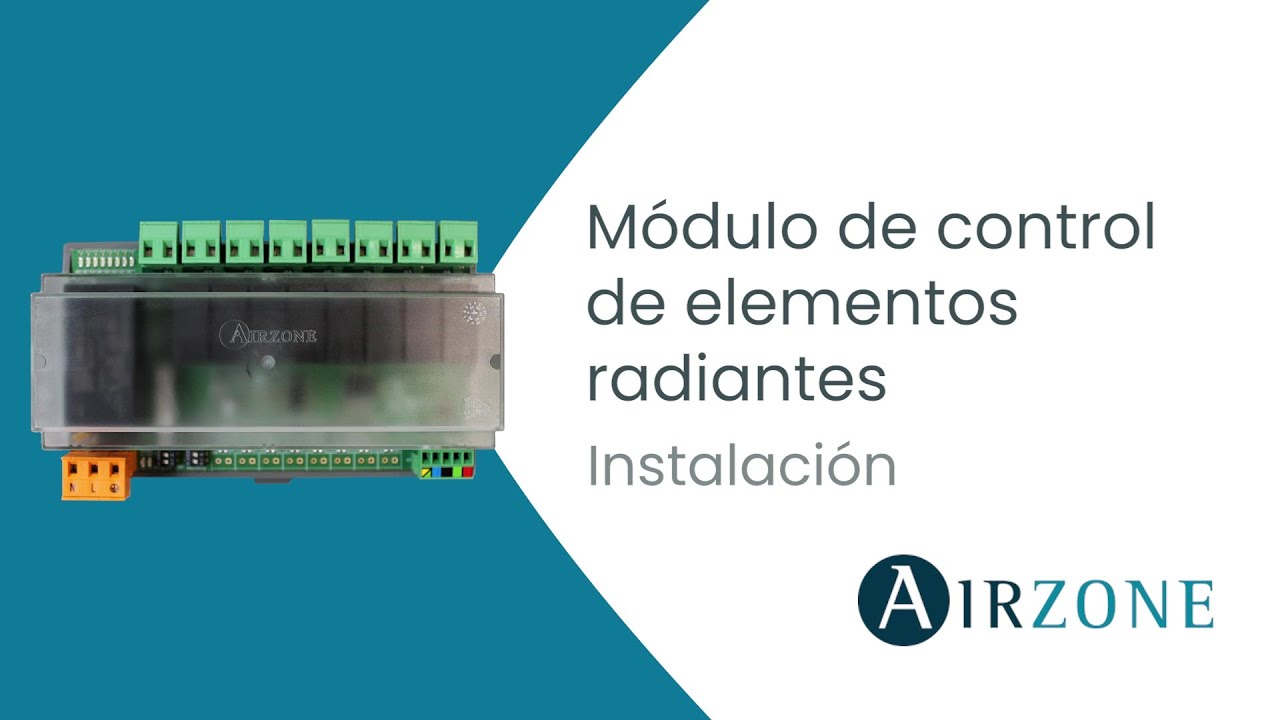 Acuazone - Módulo de control de elementos radiantes - Instalación