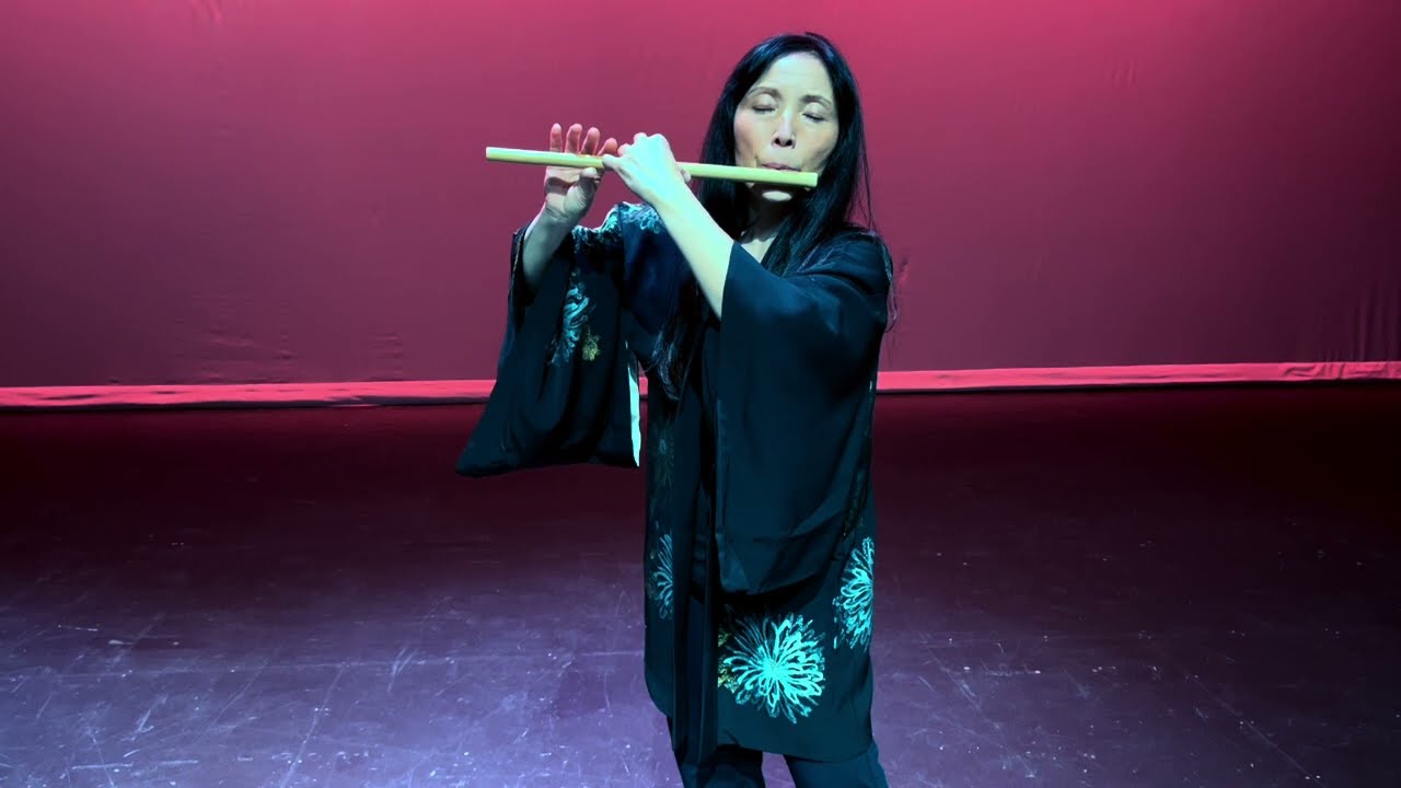 Shinobue Flute: Kojo No Tsuki (Moon Over The Ruined Castle) Live Japanese Traditional Music