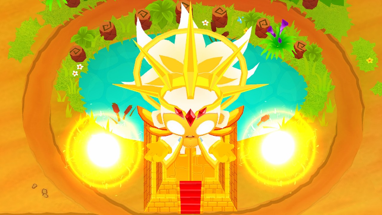 I got a MAX SUN GODDESS ADORA in the HIGHEST arena... (Bloons TD Battles 2)
