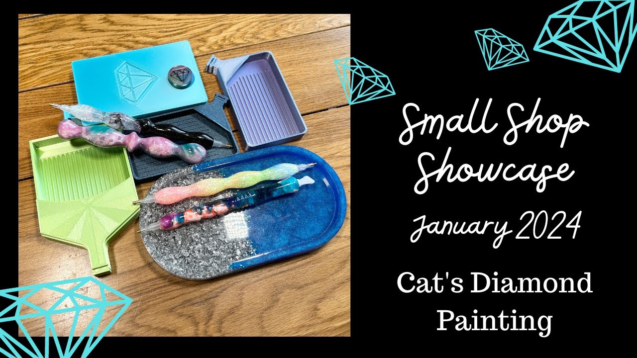 Small Shop Showcase January 2024 | Diamond Painting Pens, Trays and More | So Many Goodies!