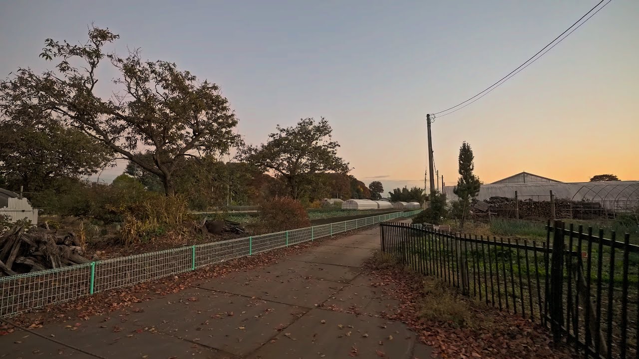 Back side of Tachikawa - sunset walk, Tokyo