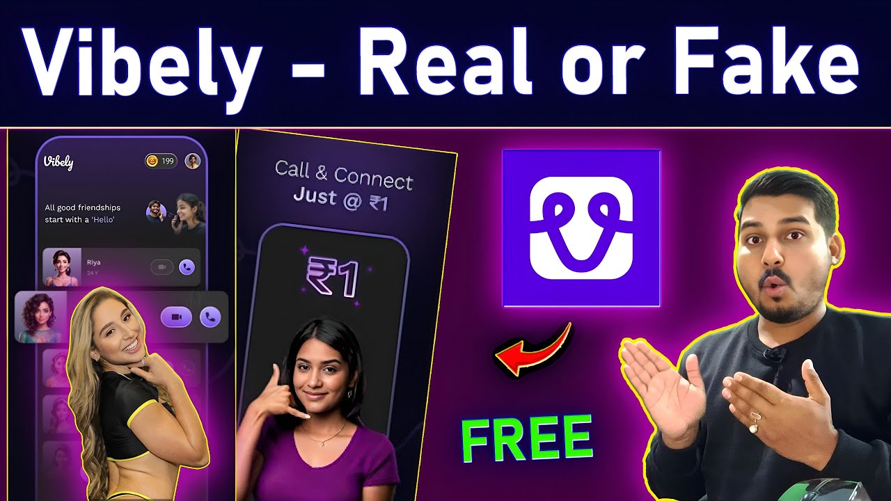 Vibely App Real or Fake 🤥 Vibely App Review | Vibley Free Unlimited Coins | Vibley App Recharge