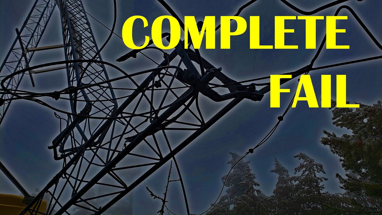Tower Collapsed! Rohn 45G Complete failure and how to avoid it.