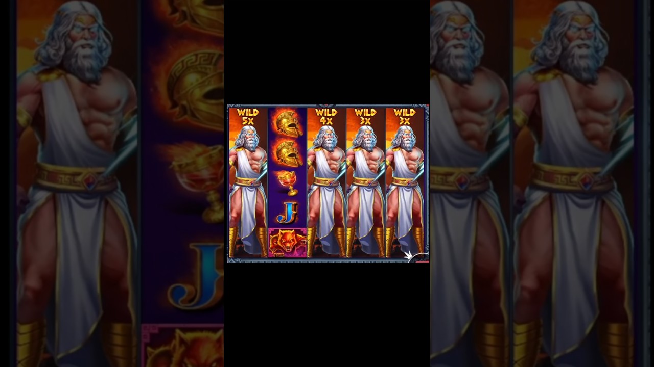 Zeus vs Hades Hits Big!! 4 Wilds #slot #bigwin #slotscasinogames #zeusvshades #casino