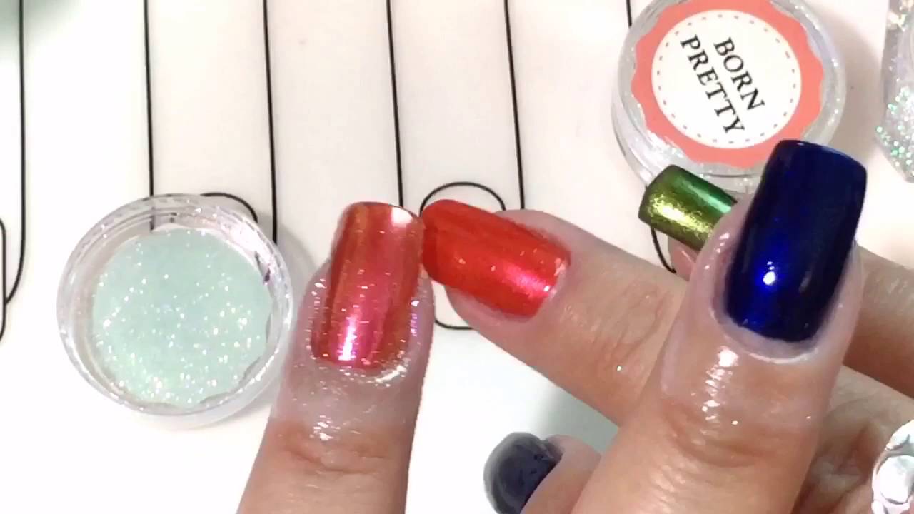 Glass finish / mirror nails without gel!