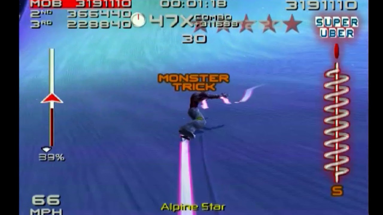 ssx3 Style Mile 11,943,364 M (World Record)