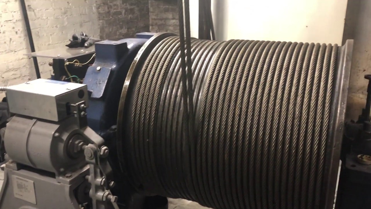 100 Year Old Elevator   (Basement Drum Elevator)