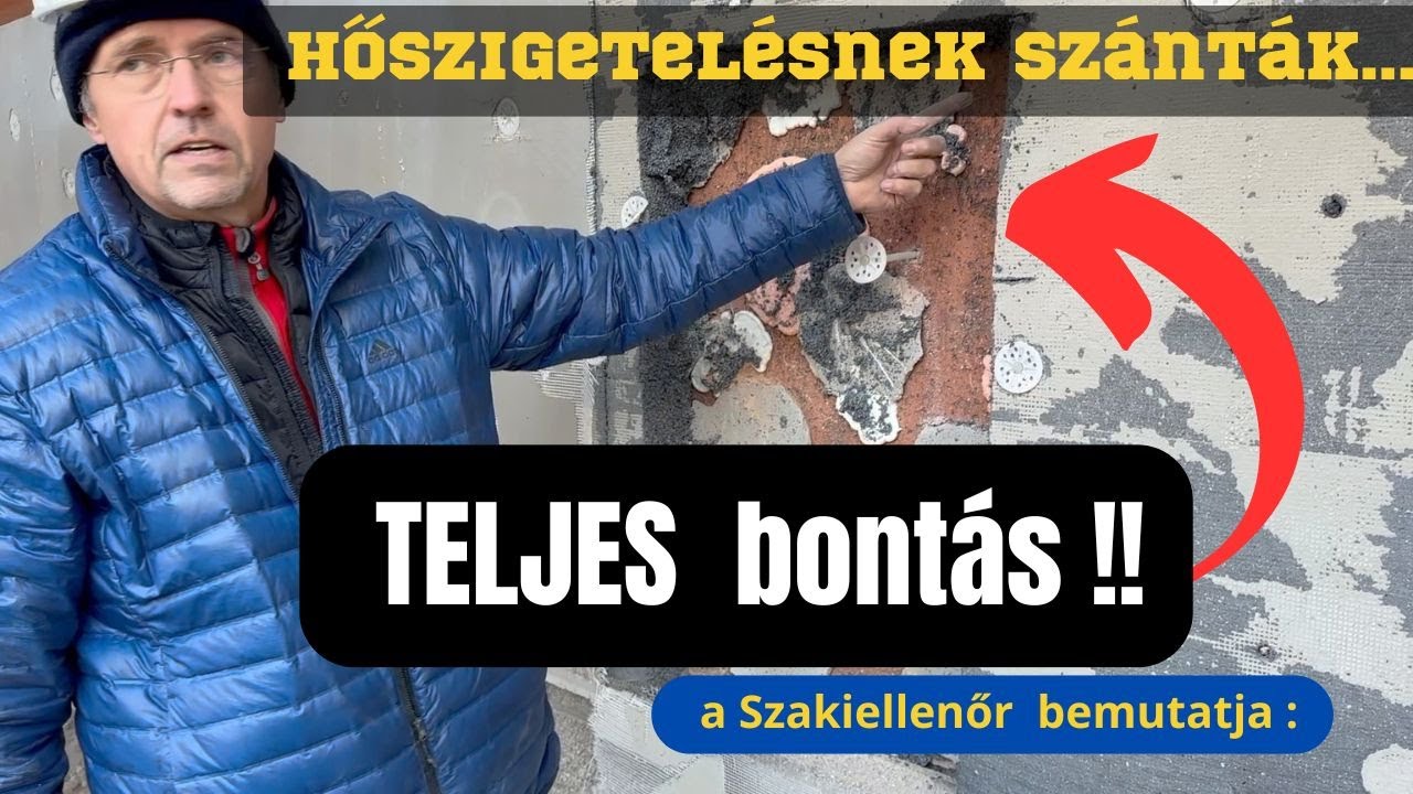 Hőszigetelésnek tűnt, bontás lesz a vége. Számtalan hiba, és még annál is nagyobb bajok.