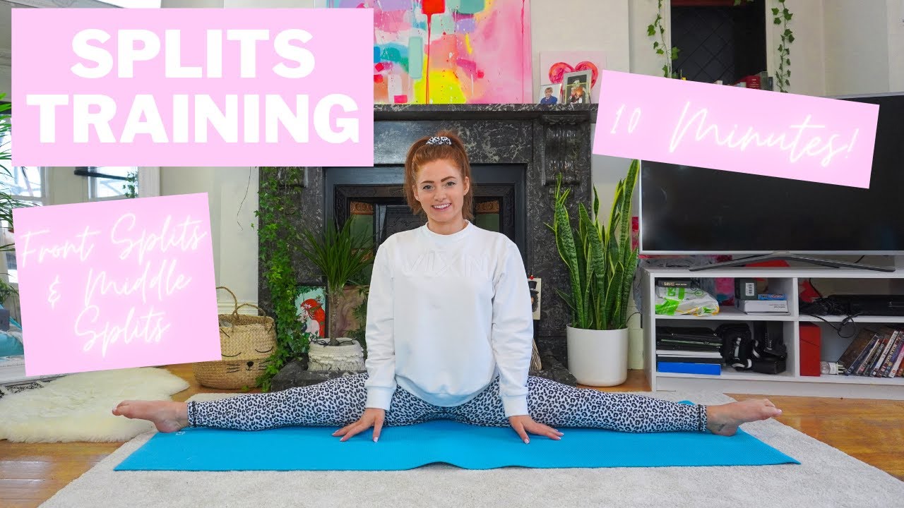 10 Minute Splits Practice Stretch | Middle Splits and Front Splits Stretches