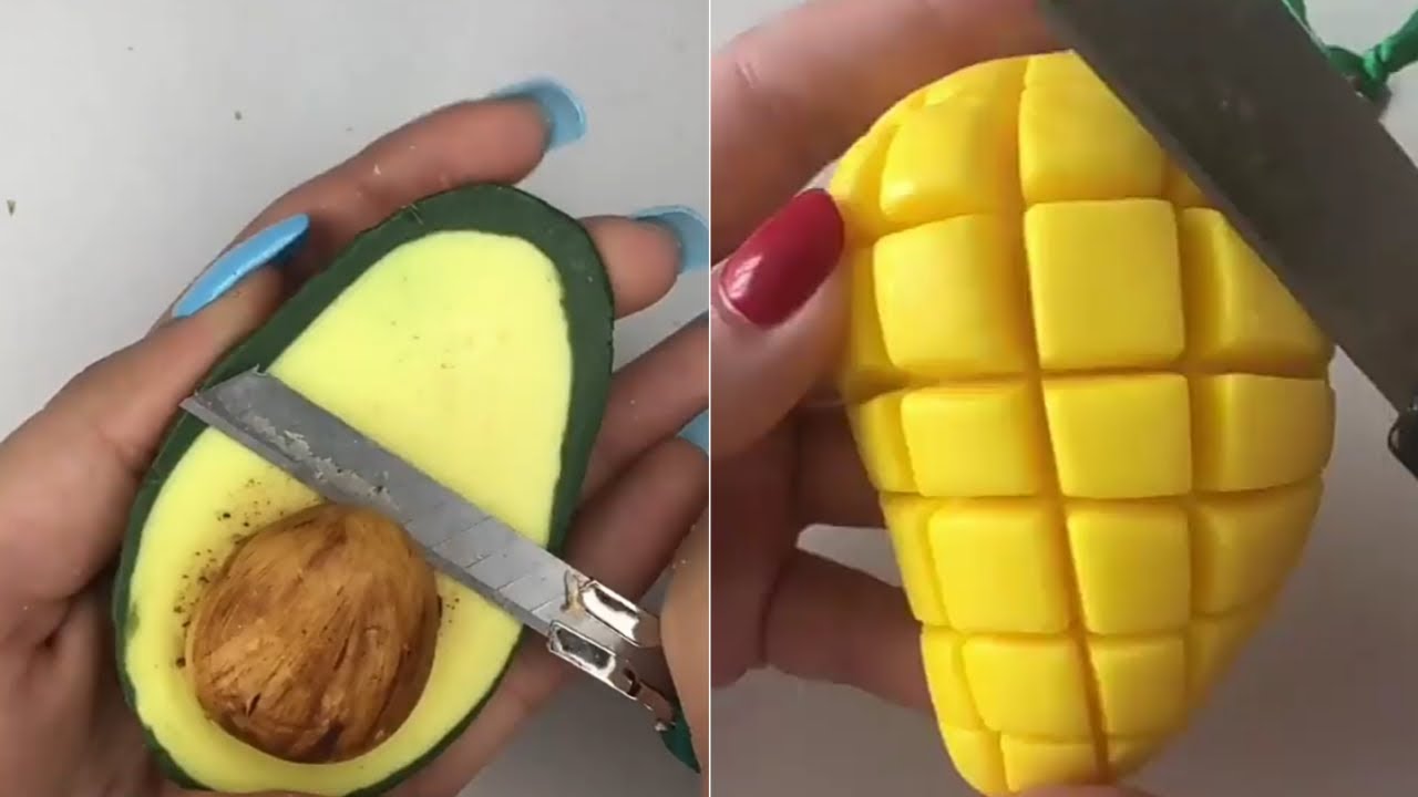 Carving Soap That Almost Looks like Real Fruit's (ASMR)