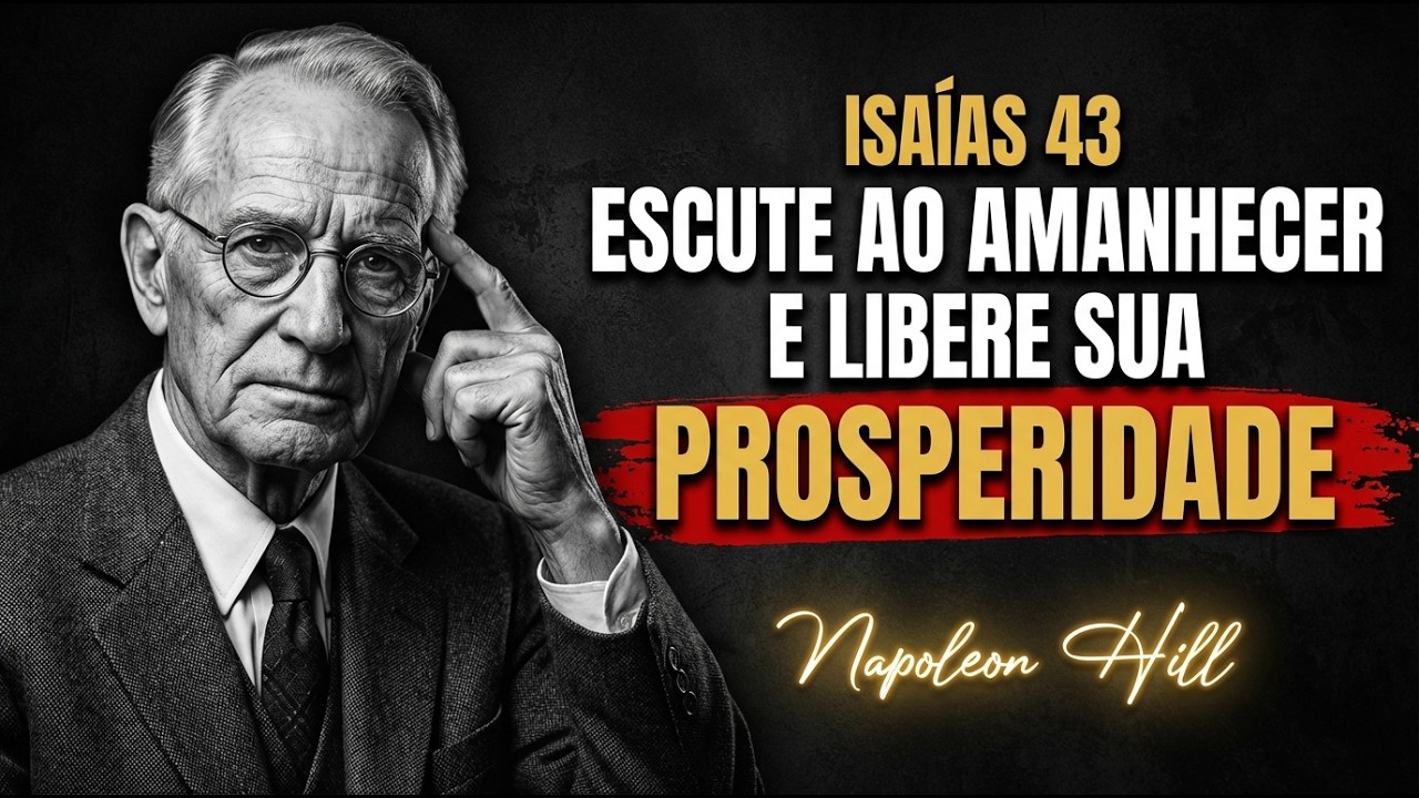 AO ACORDAR, ouça Isaías 43 e pare de carregar o passado (Napoleon Hill)