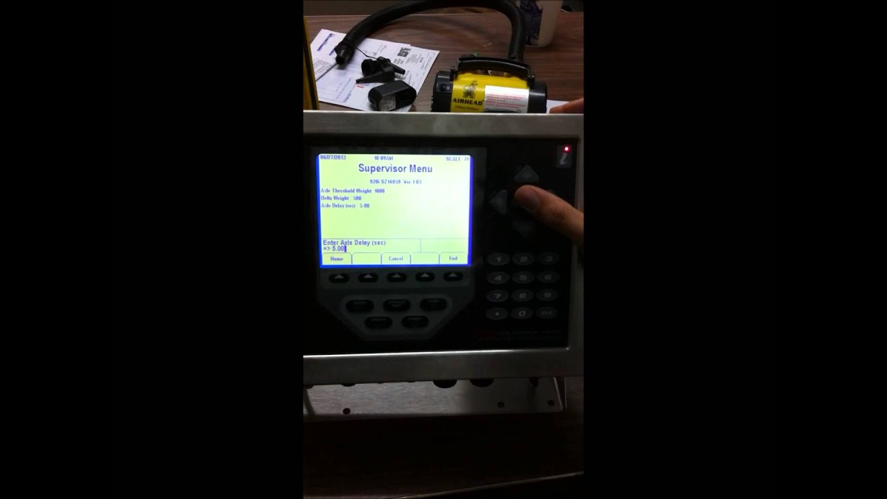 920i supervisor menu