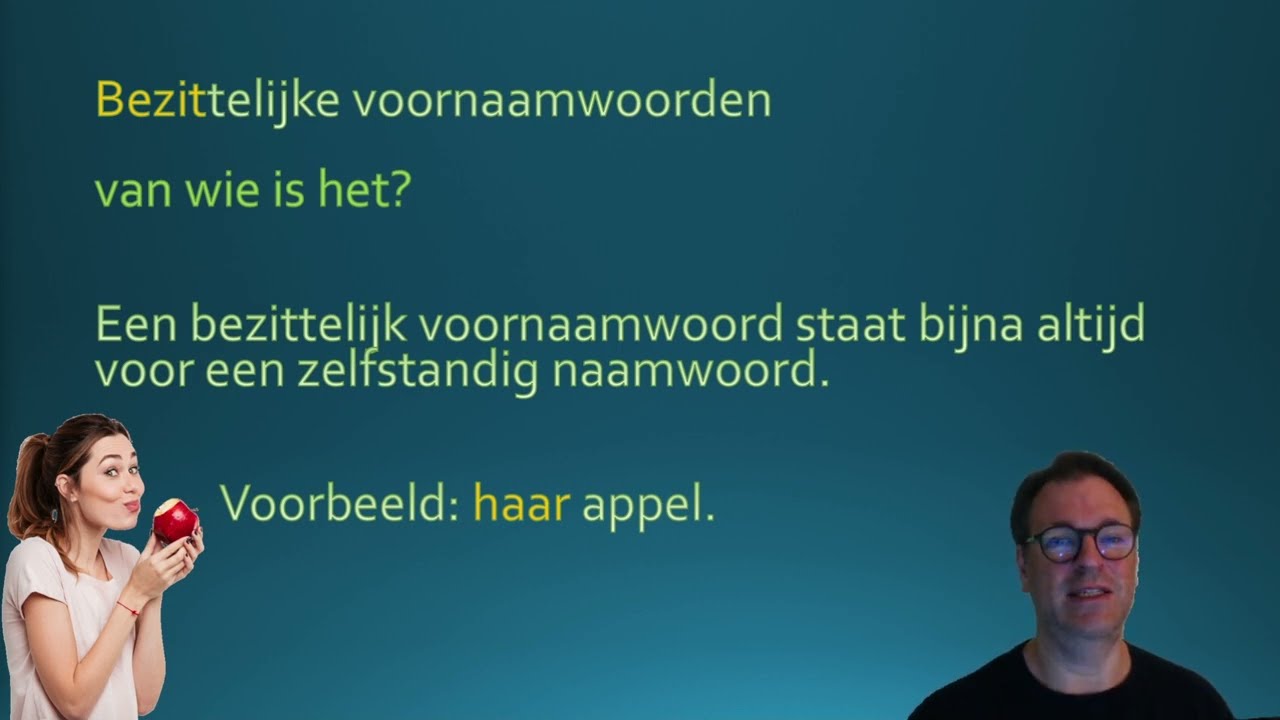 Bezittelijk voornaamwoord #learndutch #nederlandsleren #nt2