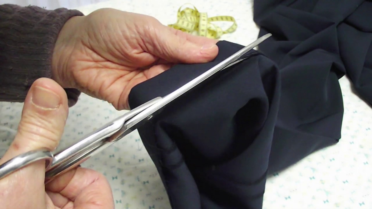 come fare l'orlo ad un pantalone elegante ( sottopunto a mano )