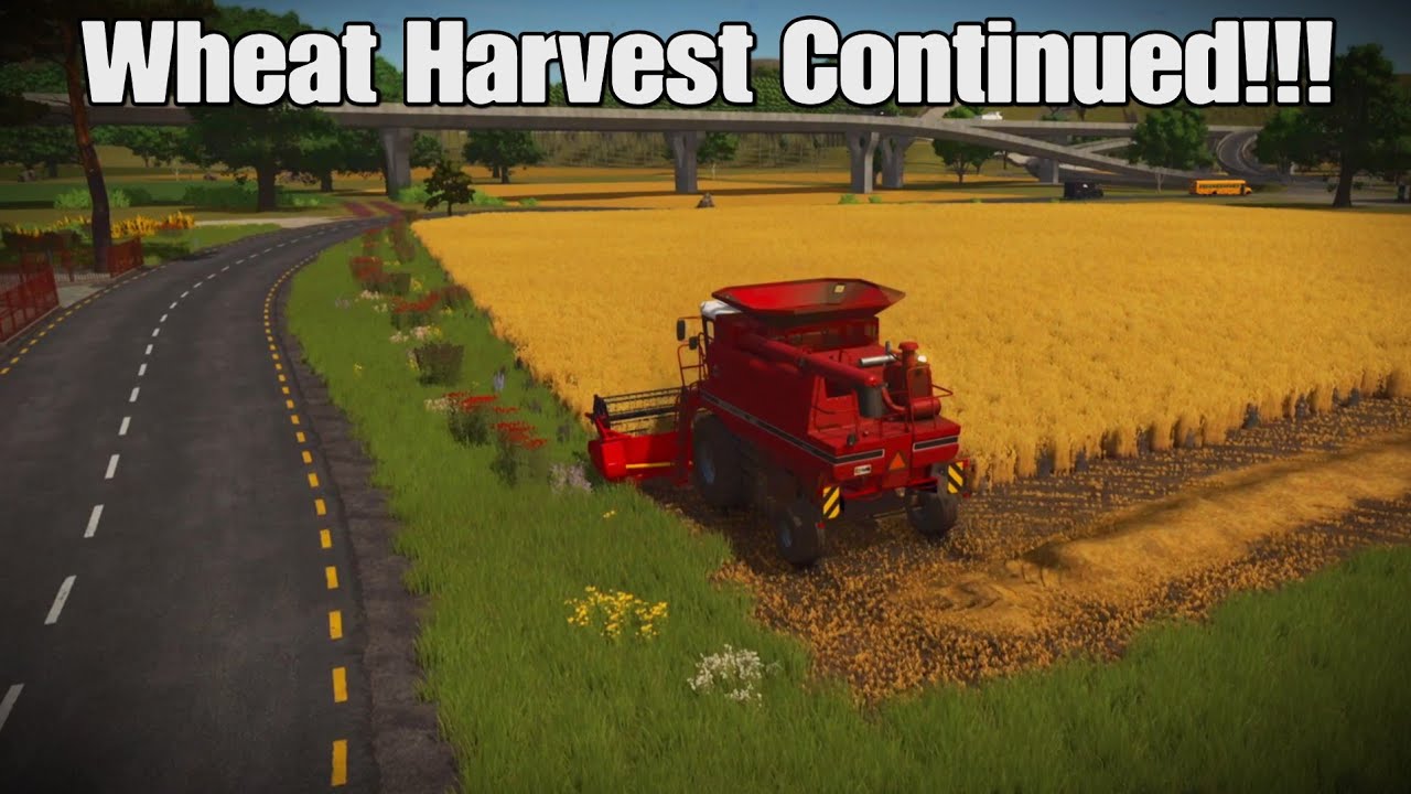 Lagoon Dry Andalusia 2.0: Episode #3. Wheat Harvest Continued + New Stuff Added!!! FS25 PS5.