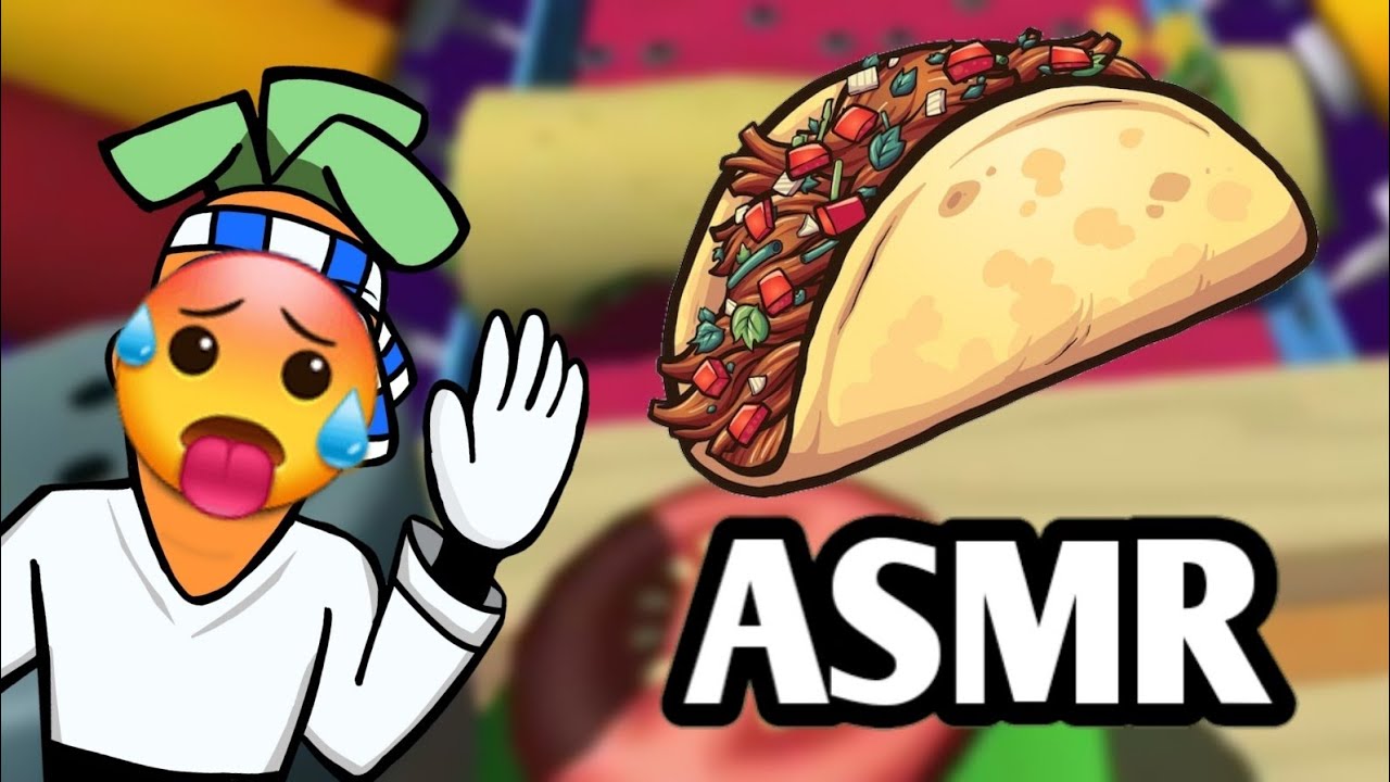 PROBANDO TACOS MEXICANOS  PICANTES 🔥JUGANDO STUBLE GUYS ASMR