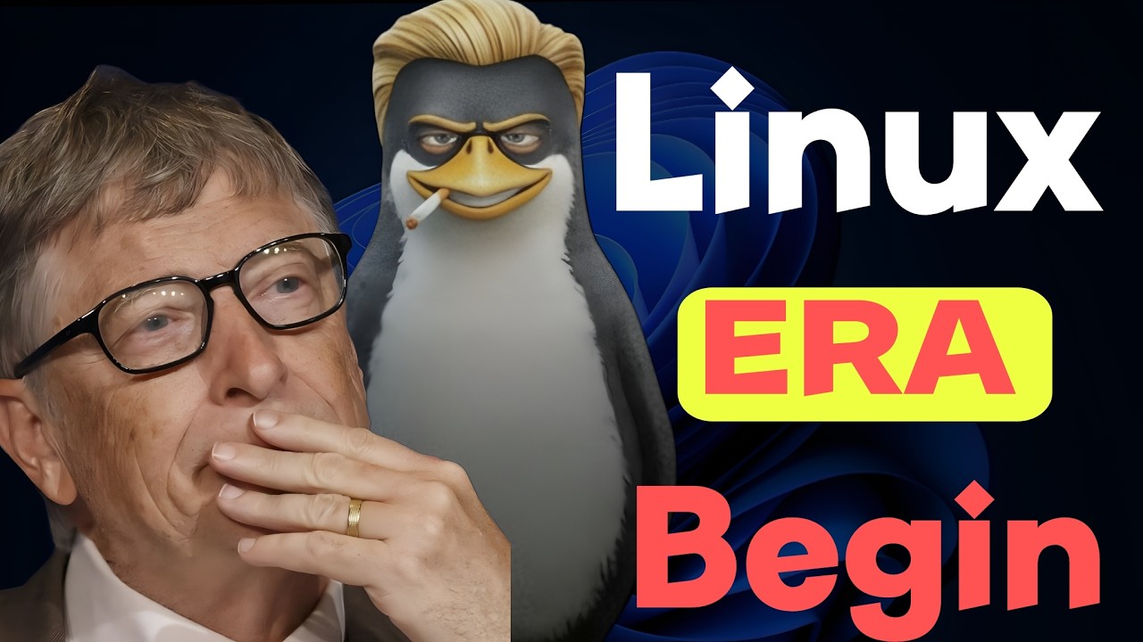 Bill Gates Didn't Expect 86% of Windows Users to Abandon Ship for Linux