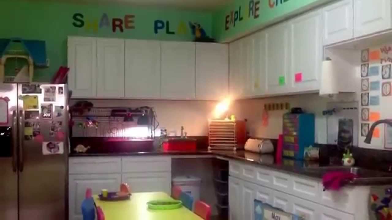 Garage to daycare conversion