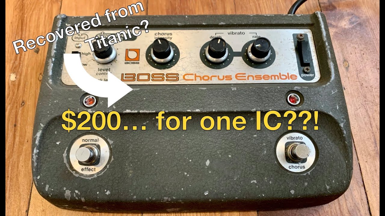 Bringing a Boss CE-1 Chorus Ensemble back from the dead