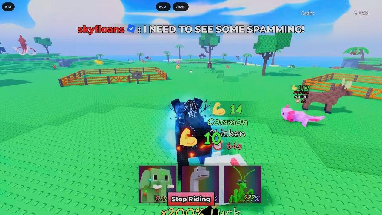 BEST ADMIN ABUSE EVER! Catch and Tame Roblox