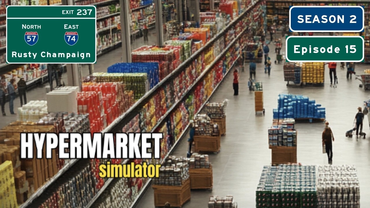 Hypermarket Simulator Season 2 - We Now Have Books (Well, One) at Level 60!  Episode 15