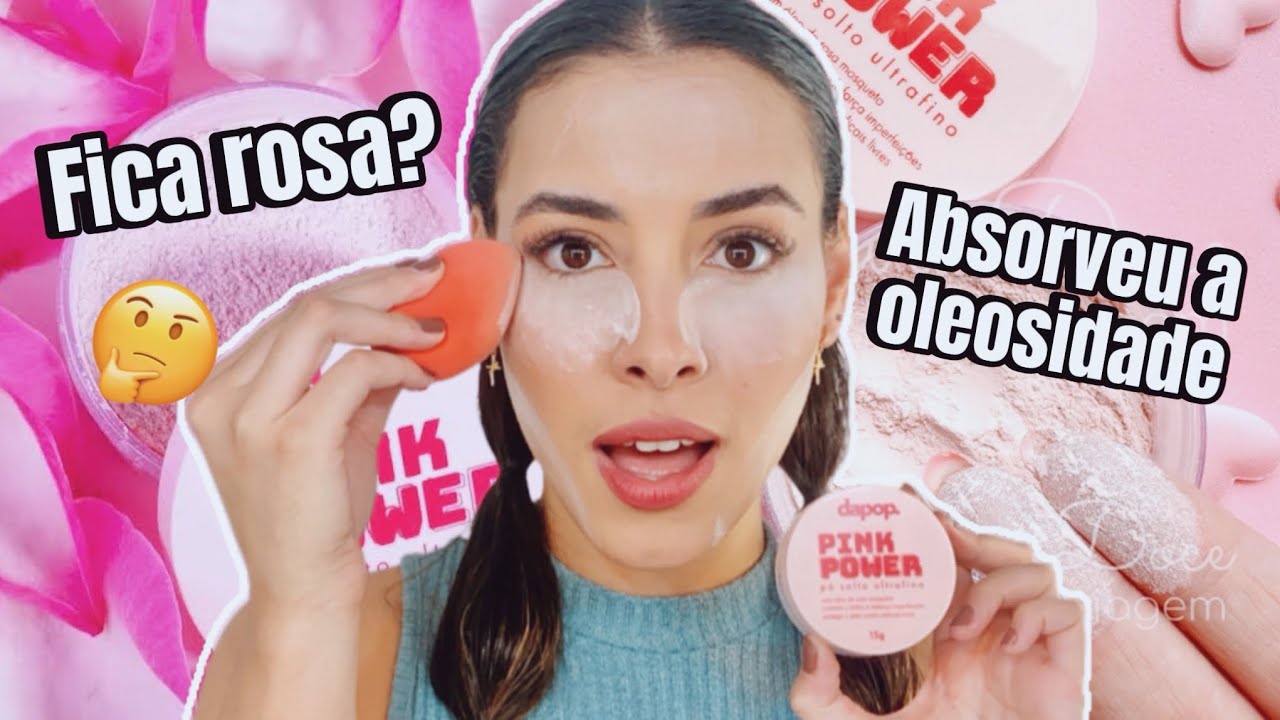 PÓ SOLTO PINK POWER da DAPOP - Fica rosa? 3/12