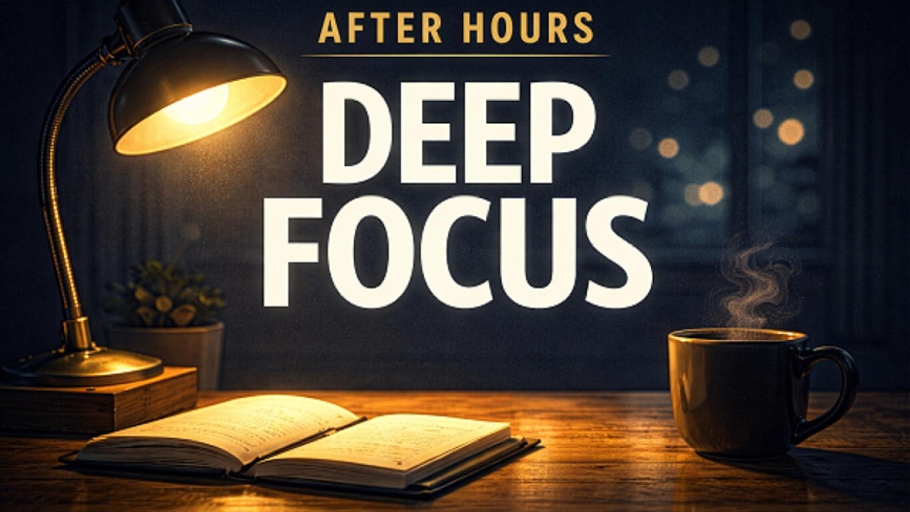 After Hours Focus 🌙 | Music for the Quiet Grind