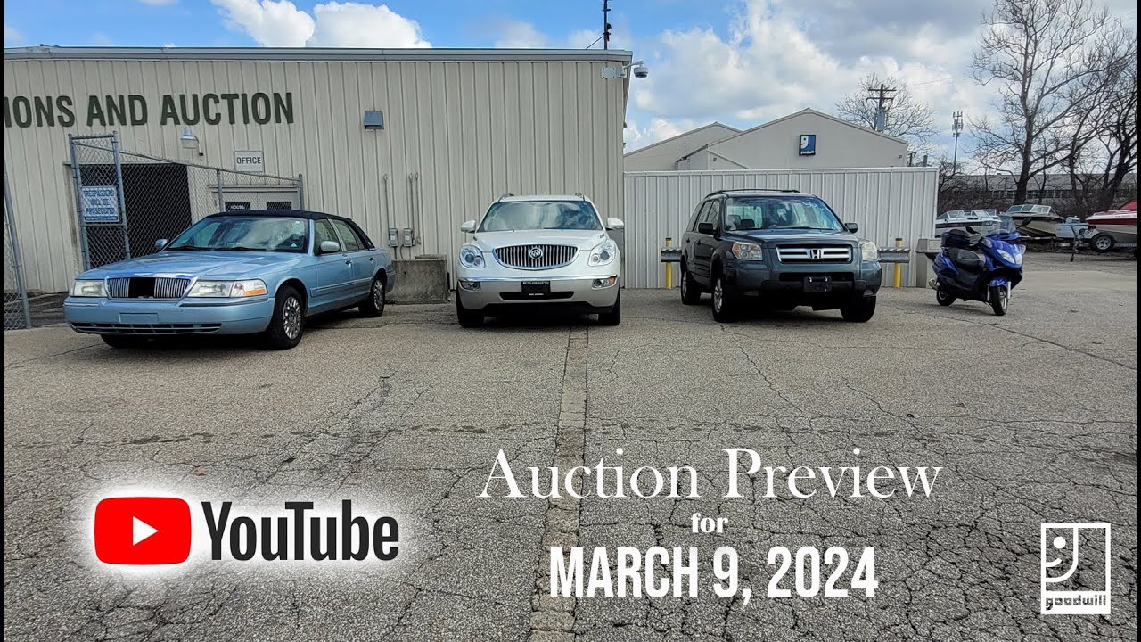 Auto Auction Preview for 03/9/24