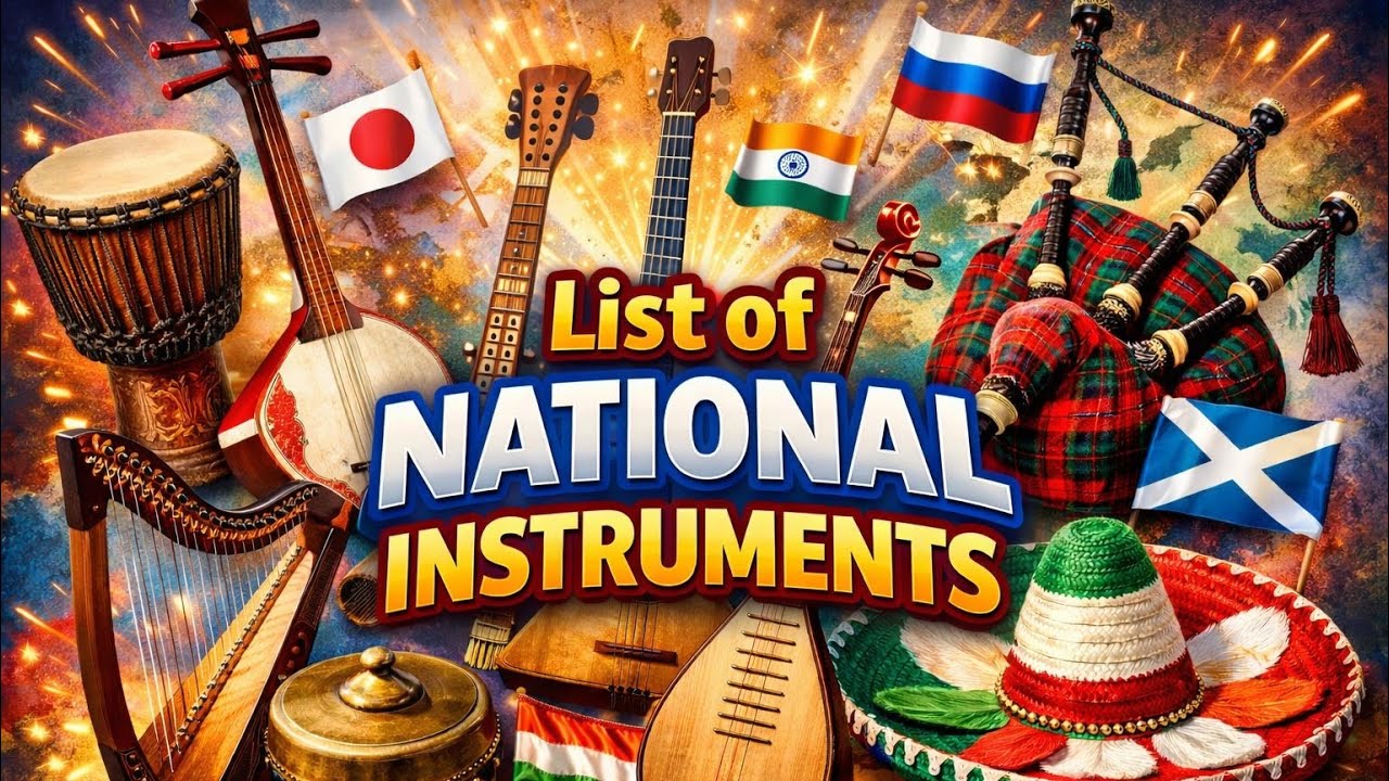 National Instruments of the World 🌍 | Traditional Music from Every Country