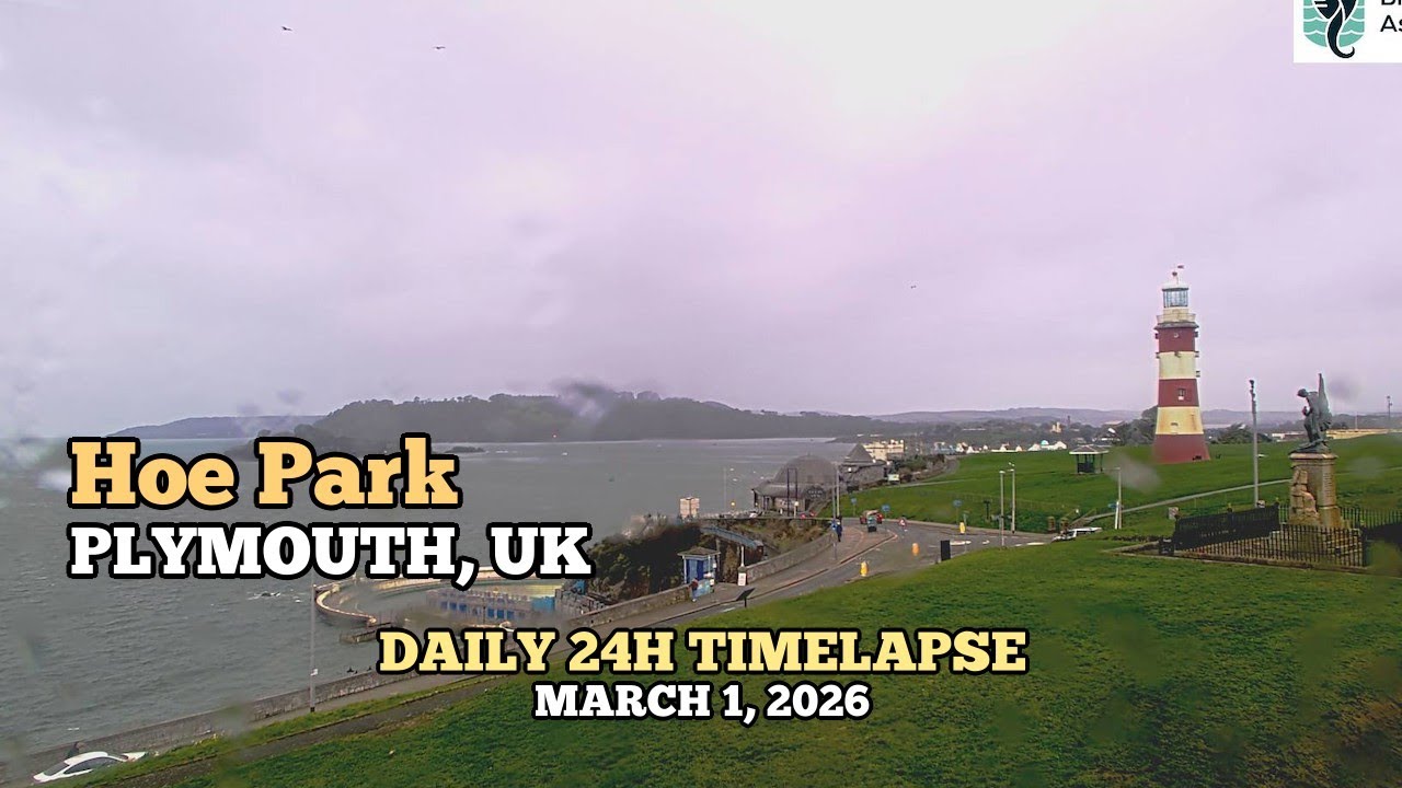 Hoe Park - Daily Timelapse: March 1, 2026 [PLYMOUTH, UK]
