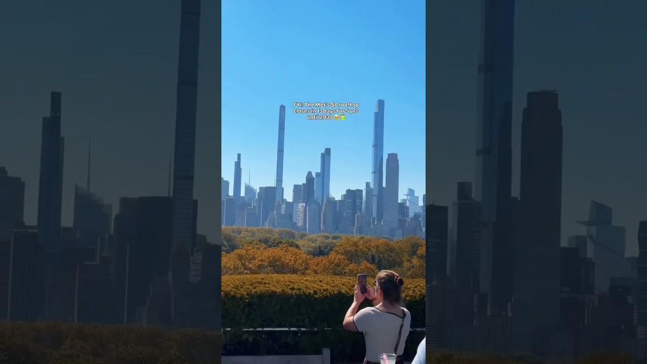 📍Cantor Roof Garden @metmuseum 