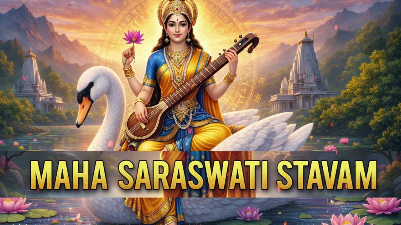 శ్రీ సరస్వతీ స్తవమ్ - జ్ఞాపకశక్తి మరియు విద్యా బుద్ధులు ప్రసాదించే శక్తివంతమైన స్తోత్రం |saraswati