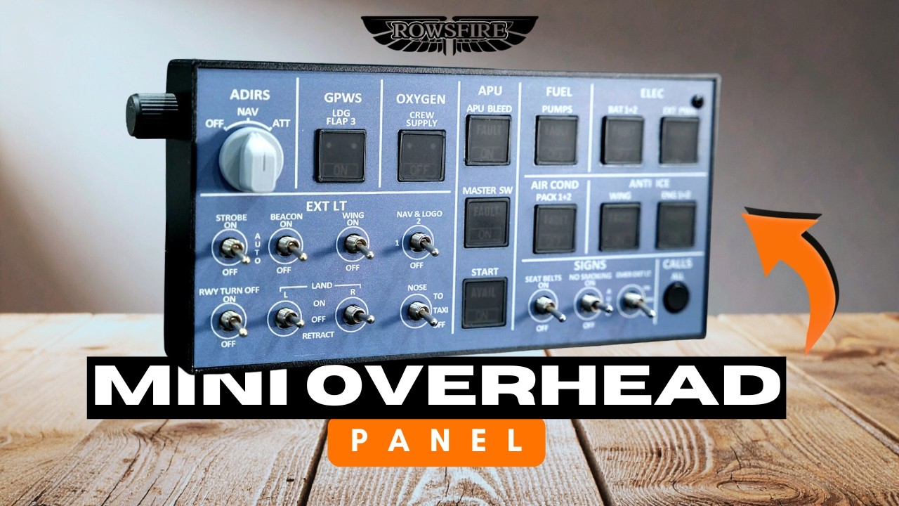 ROWSFIRE OVERHEAD PANEL | Unboxing, Review y Tutorial de Instalación