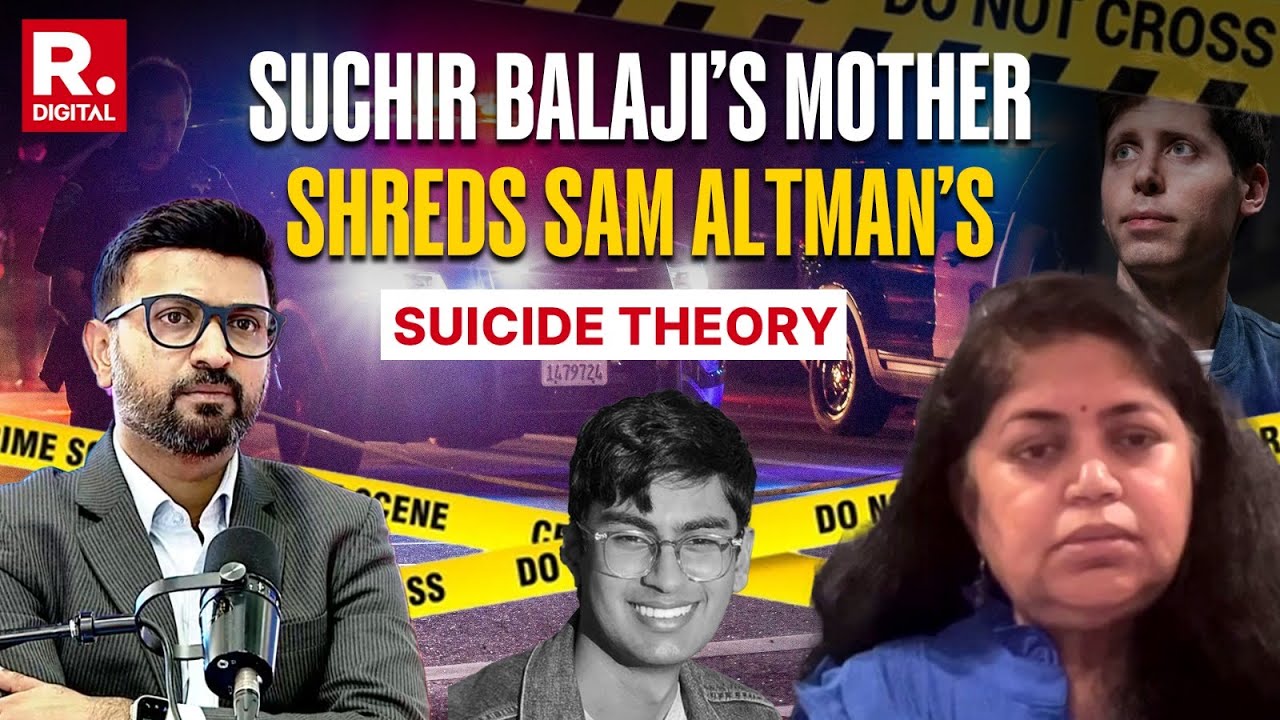 'Full Of Lies', Suchir Balaji's Mother Exposes Sam Altman's Lies | Poornima Rao | OpenAI