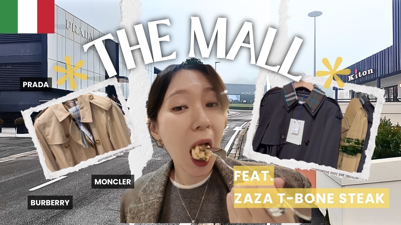Florence Outlet Shopping 🇮🇹 피렌체 더몰 아울렛 쇼핑 | 프라다·몽클레어·버버리 & 티본 스테이크 | The Mall Firenze