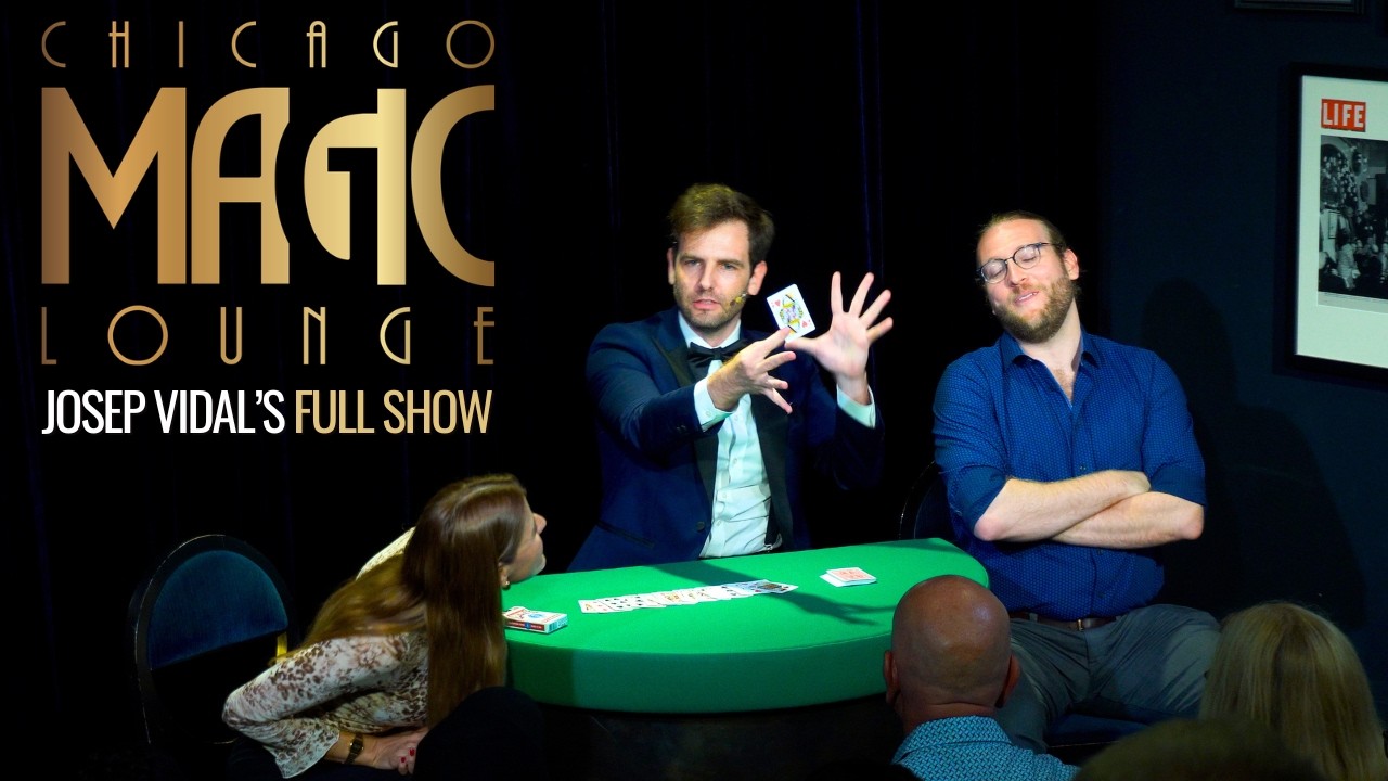 Полноценное шоу карточных фокусов вблизи в Chicago Magic Lounge