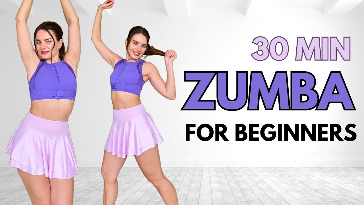 30 MIN FUN ZUMBA DANCE – Fat Burning Fitness Class for Beginners (No Equipment)