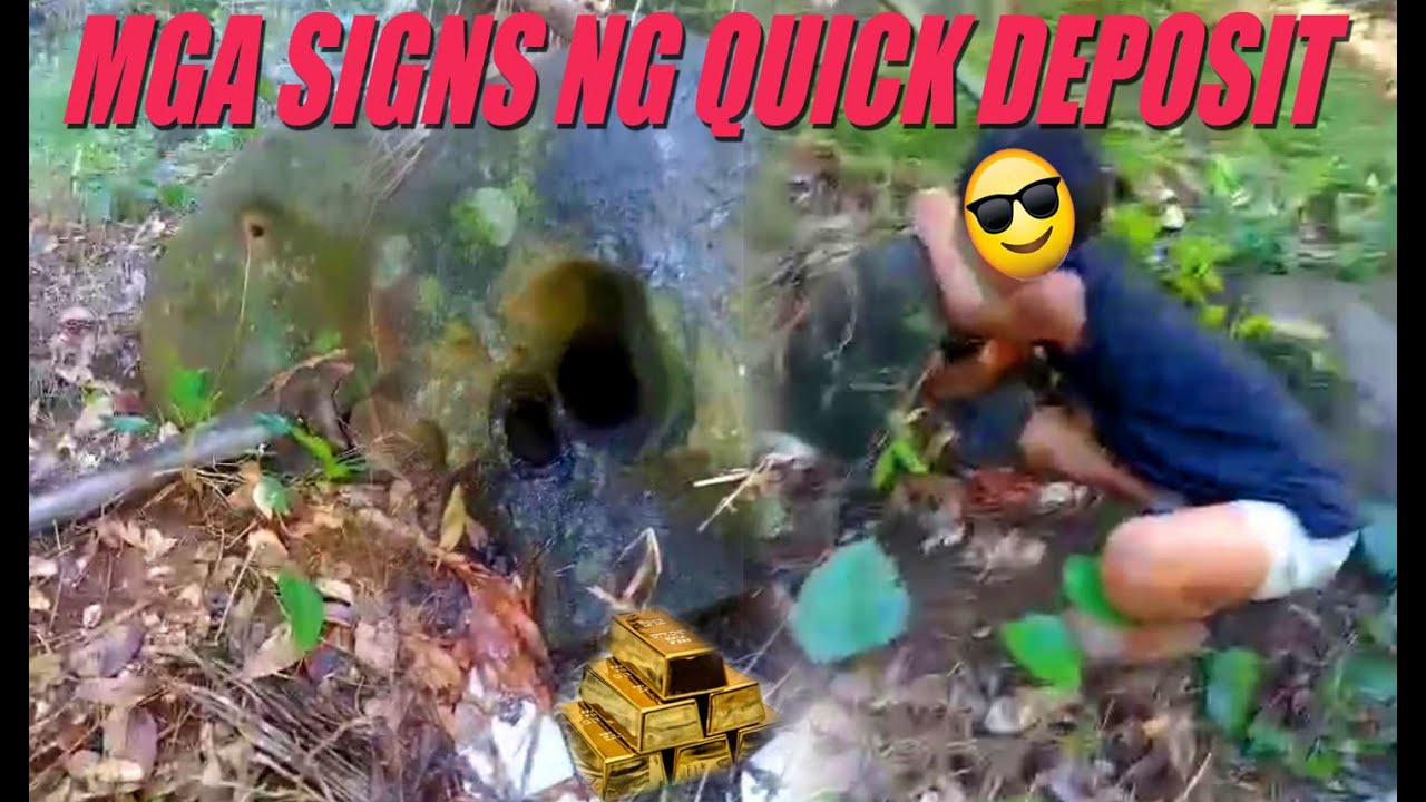 SIGNS NG QUICK DEPO OR SUCKER DEPOSIT TINAGO NG 1 SUNDALO.