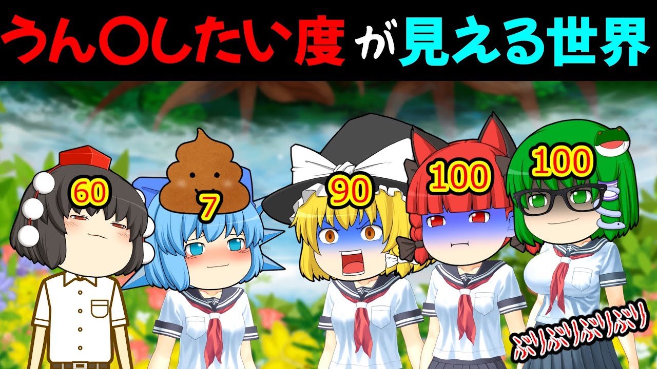 う☆こしたい度がどれくらいか数字で見える世界　可視化の危険性【ゆっくり茶番】
